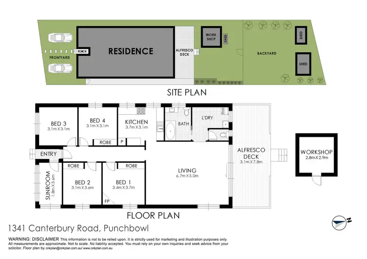 Floorplan of Homely house listing, 1341 Canterbury Road, Punchbowl NSW 2196