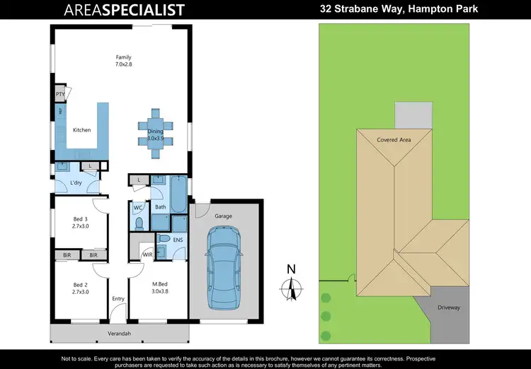 Floorplan of Homely house listing, 32 Strabane Way, Hampton Park VIC 3976