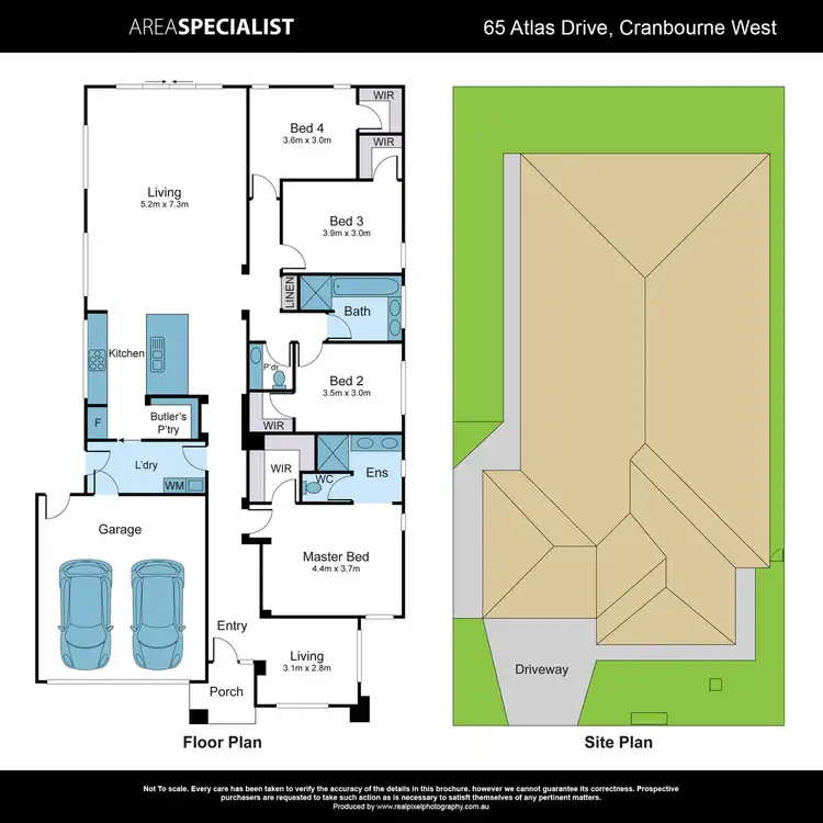Floorplan of Homely house listing, 65 Atlas Drive, Cranbourne West VIC 3977