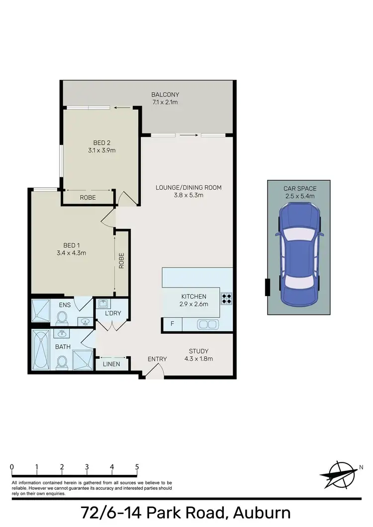 Floorplan of Homely apartment listing, 72/6-14 Park Road, Auburn NSW 2144