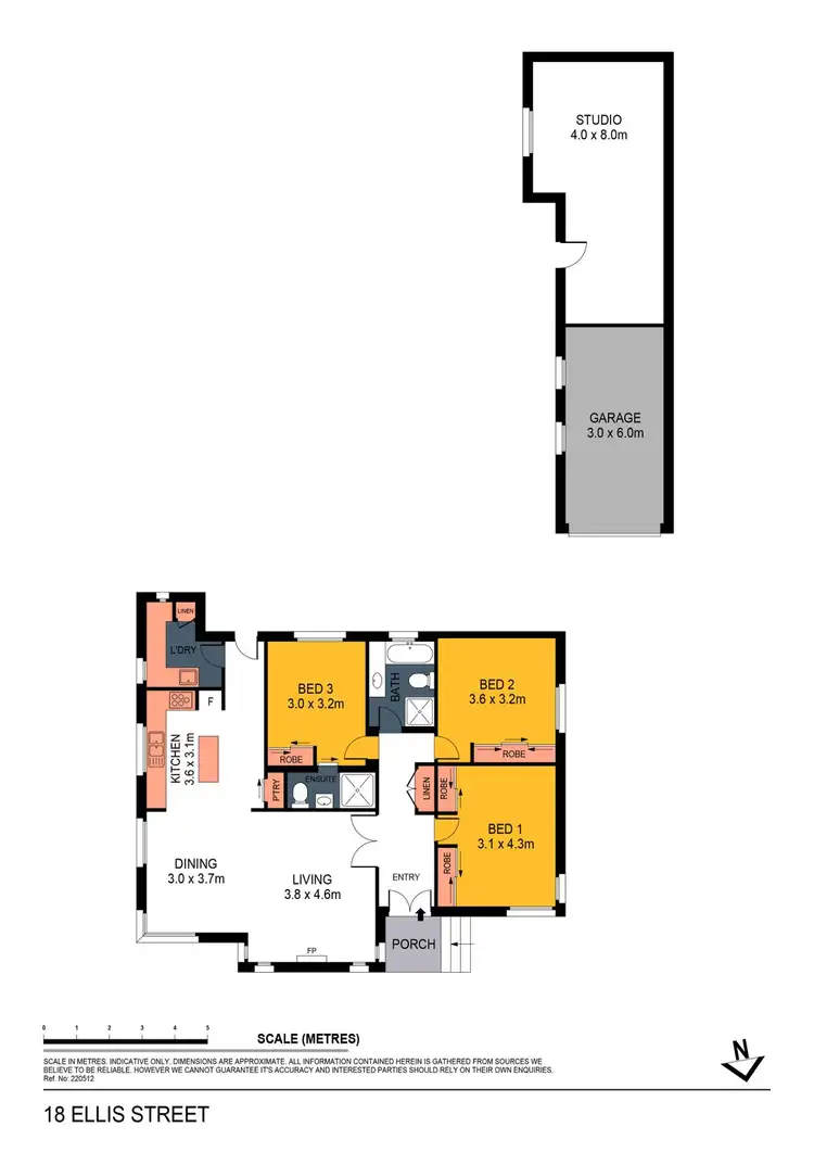 Floorplan of Homely house listing, 18 Ellis Street, Flora Hill VIC 3550