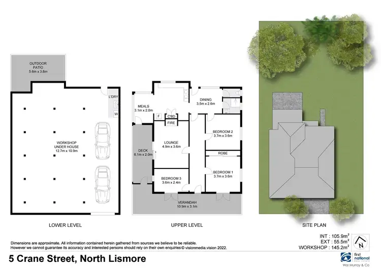 Floorplan of Homely house listing, 5 Crane Street, North Lismore NSW 2480