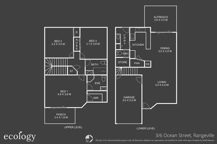 Floorplan of Homely unit listing, 3/6 Ocean Street, Rangeville QLD 4350