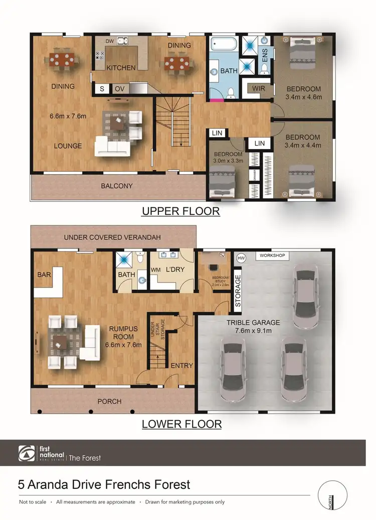 Floorplan of Homely house listing, 5 Aranda Drive, Frenchs Forest NSW 2086