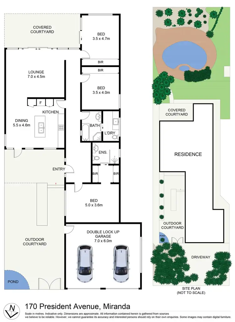 Floorplan of Homely house listing, 170 President Avenue, Miranda NSW 2228