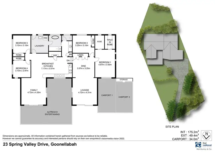 Floorplan of Homely house listing, 23 Spring Valley Drive, Goonellabah NSW 2480