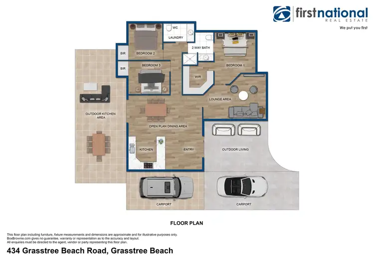 Floorplan of Homely house listing, 434 Grasstree Beach Road, Grasstree Beach QLD 4740