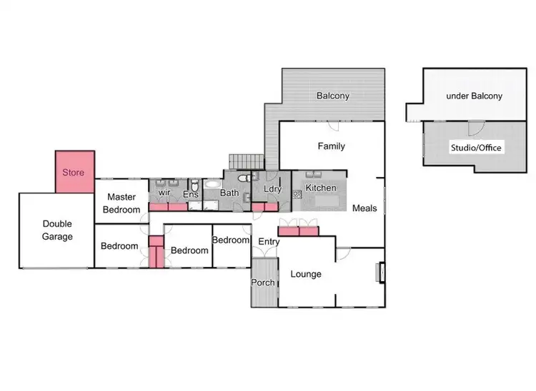 Floorplan of Homely house listing, 14 Berrys Road, Emerald VIC 3782