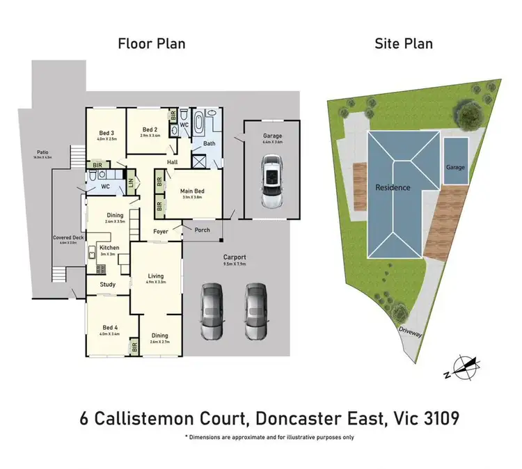 Floorplan of Homely house listing, 6 Callistemon Court, Doncaster East VIC 3109