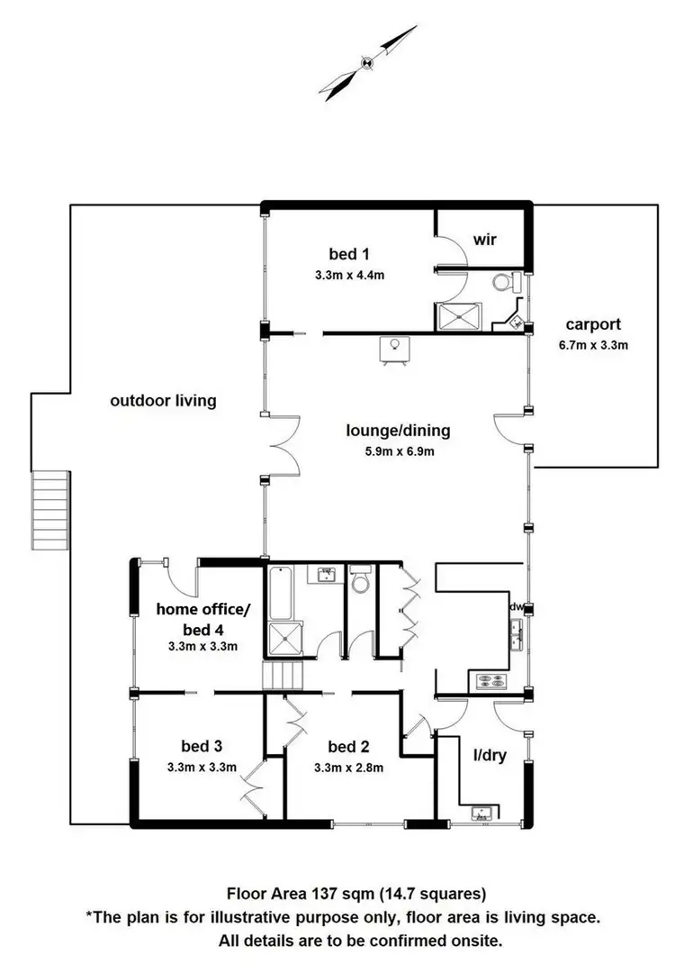 Floorplan of Homely house listing, 53 Pakenham Road, Cockatoo VIC 3781