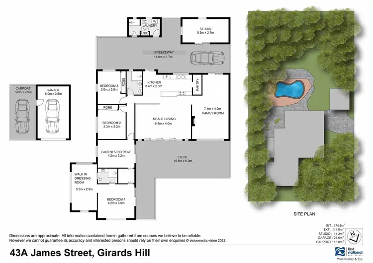 Floorplan of Homely house listing, 43a James Street, Girards Hill NSW 2480