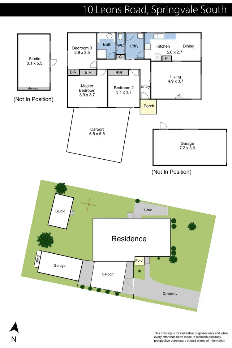 Floorplan of Homely house listing, 10 Leons Road, Springvale South VIC 3172