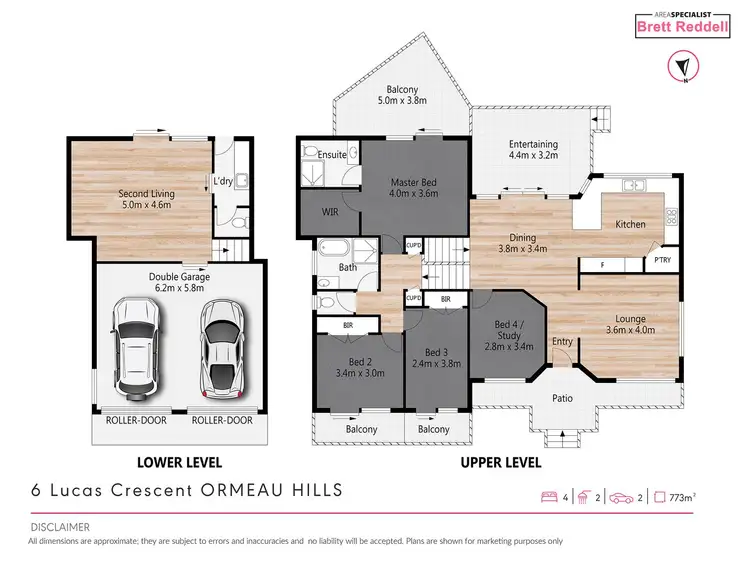 Floorplan of Homely house listing, 6 Lucas Crescent, Ormeau Hills QLD 4208