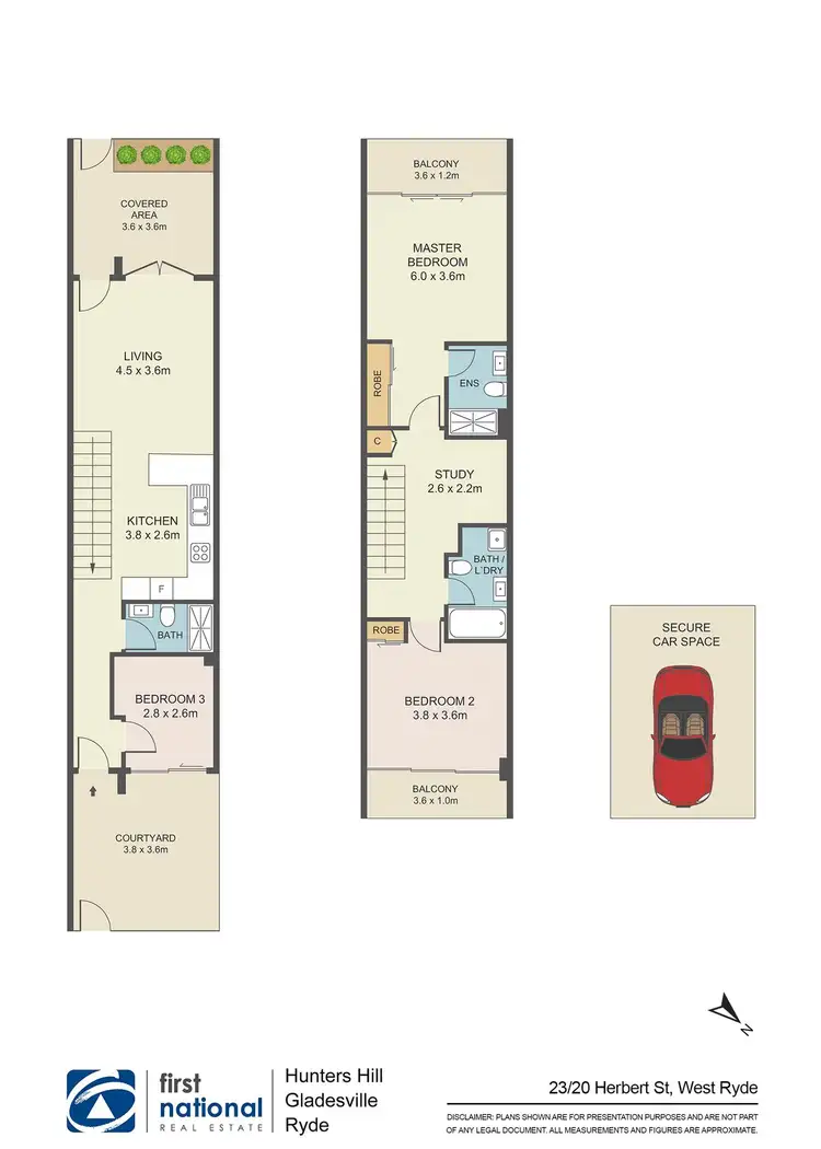 Floorplan of Homely apartment listing, 23/20 Herbert Street, West Ryde NSW 2114
