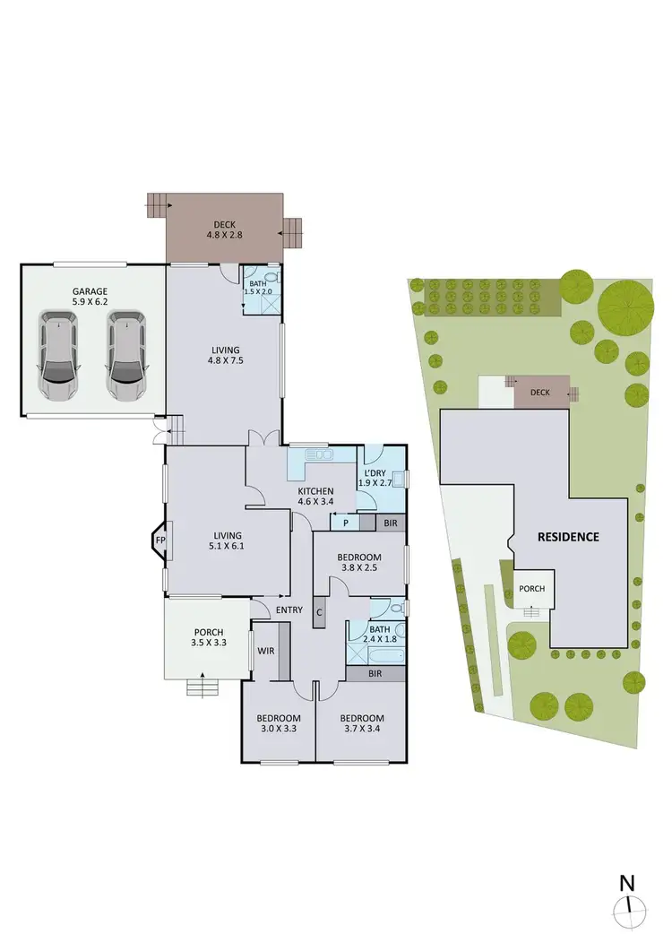 Floorplan of Homely house listing, 8 Bambra Court, Mount Waverley VIC 3149