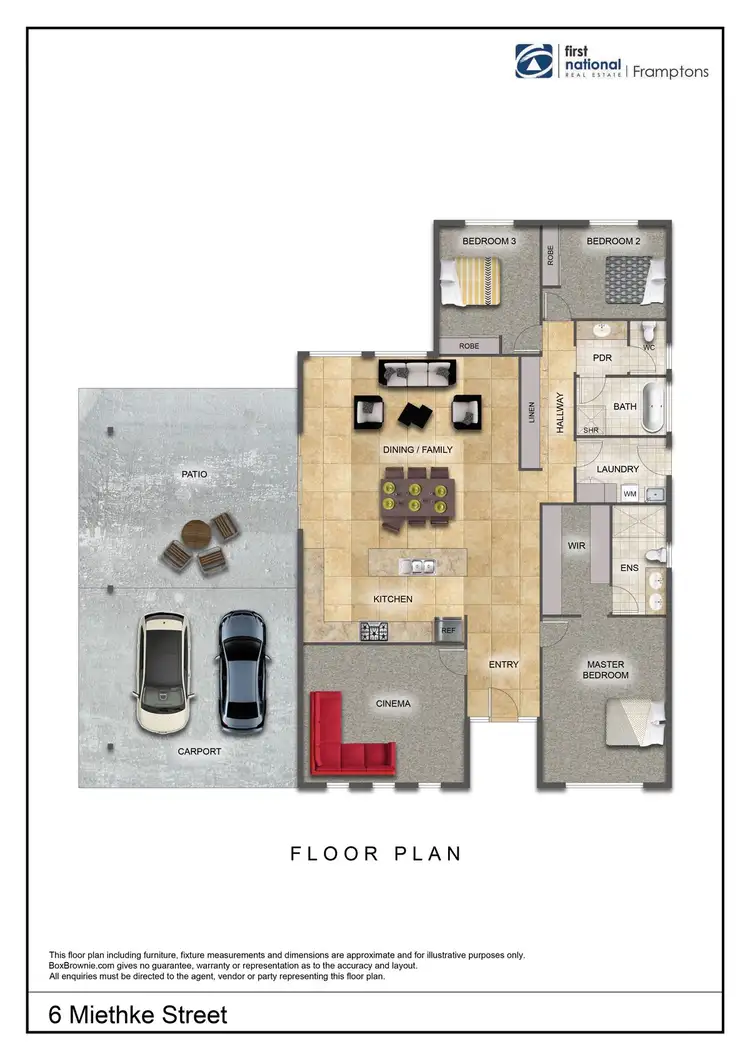 Floorplan of Homely house listing, 6 Miethke Street, Kilgariff NT 873