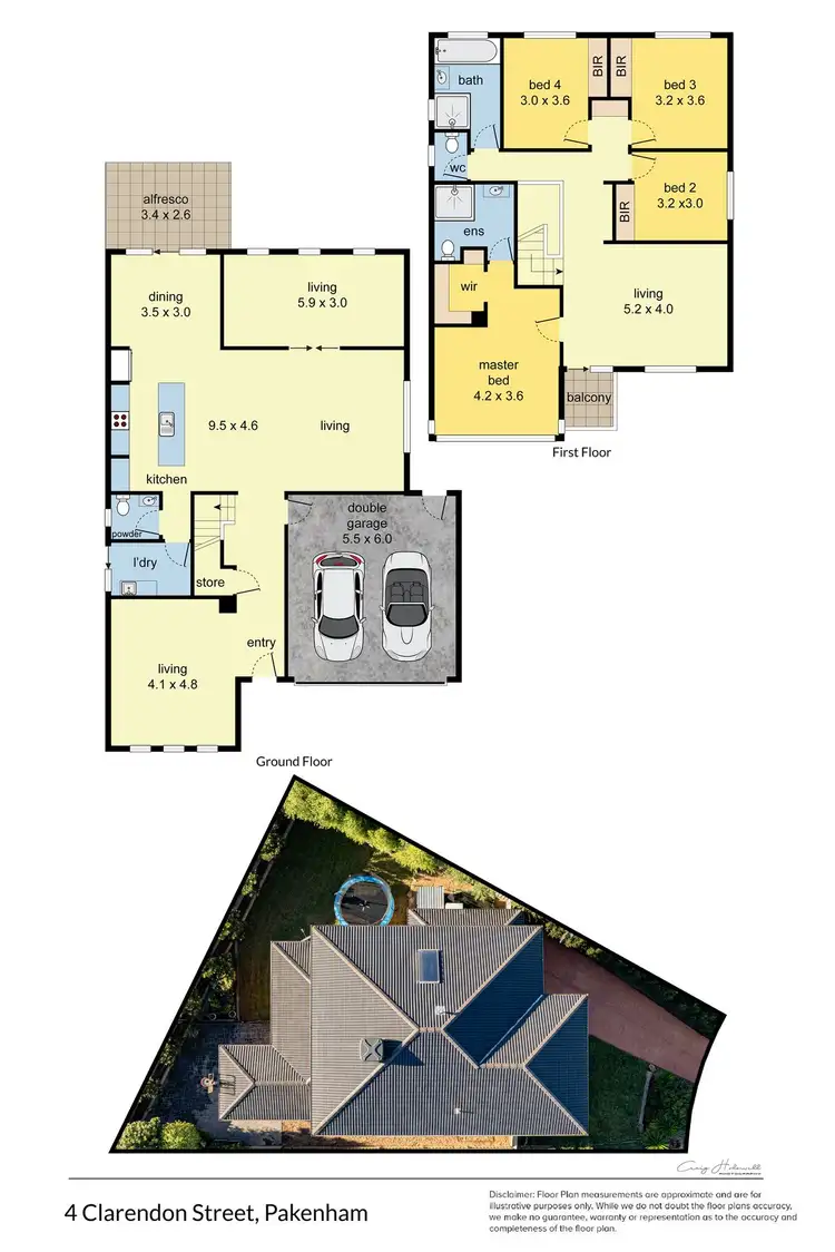 Floorplan of Homely house listing, 4 Clarendon Street, Pakenham VIC 3810