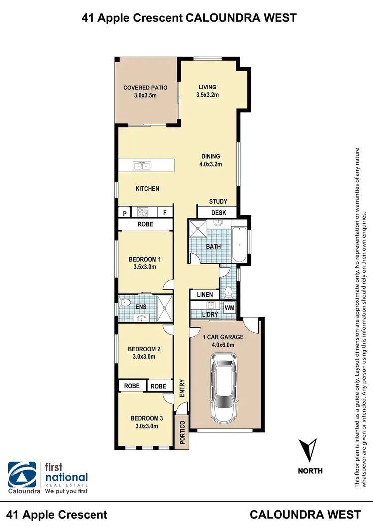 Floorplan of Homely house listing, 41 Apple Crescent, Caloundra West QLD 4551