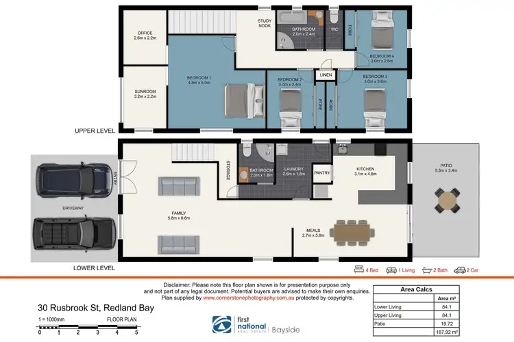Floorplan of Homely house listing, 30 Rusbrook Street, Redland Bay QLD 4165