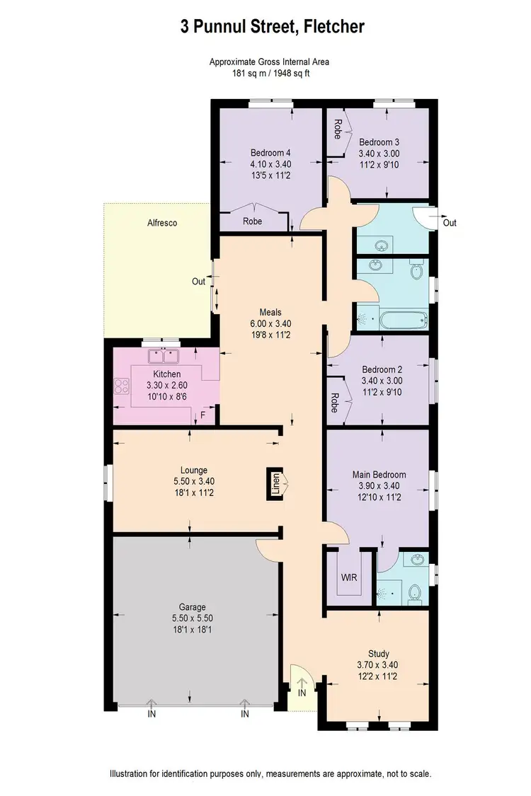 Floorplan of Homely house listing, 3 Punnul St, Fletcher NSW 2287