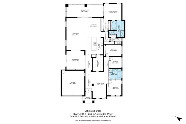Floorplan of Homely house listing, 159 Arbour Boulevard, Burnside Heights VIC 3023