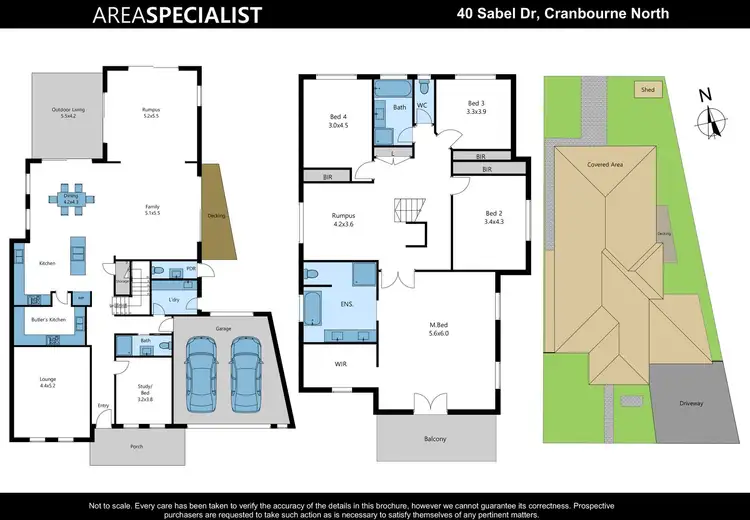 Floorplan of Homely house listing, 40 Sabel Drive, Cranbourne North VIC 3977
