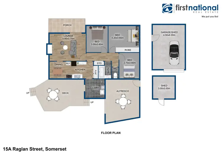 Floorplan of Homely house listing, 15A Raglan Street, Somerset TAS 7322