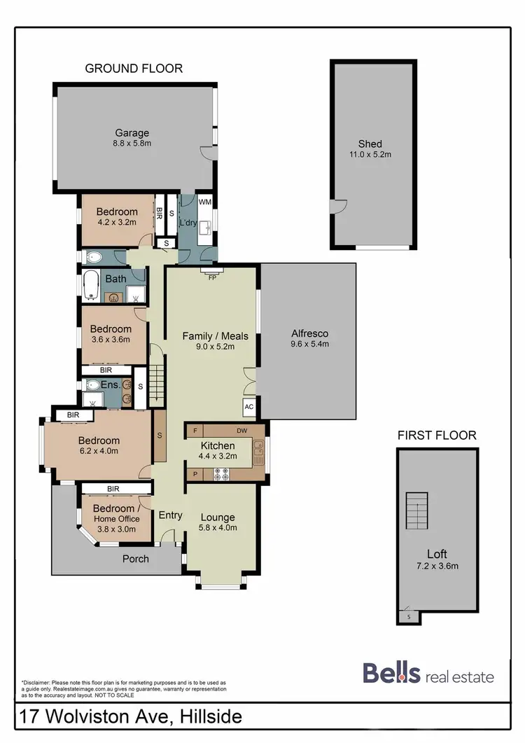 Floorplan of Homely house listing, 17 Wolviston Avenue, Hillside VIC 3037