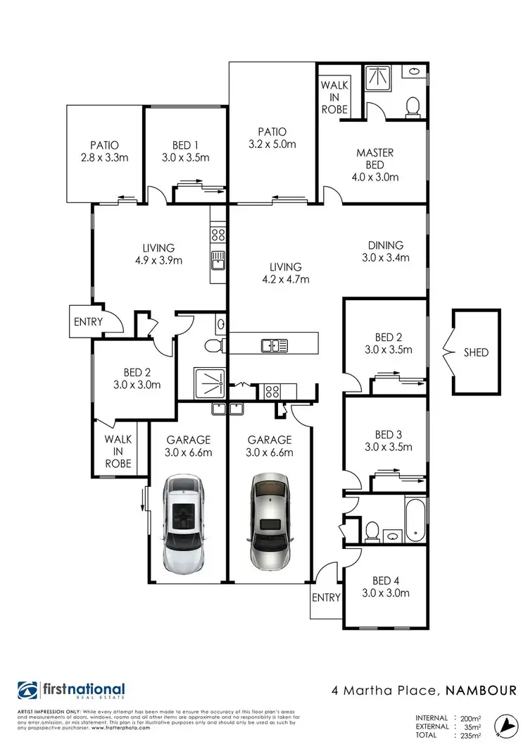 Floorplan of Homely other listing, 4 Martha Place, Nambour QLD 4560
