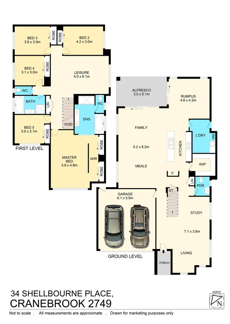 Floorplan of Homely house listing, 34 Shellbourne Place, Cranebrook NSW 2749