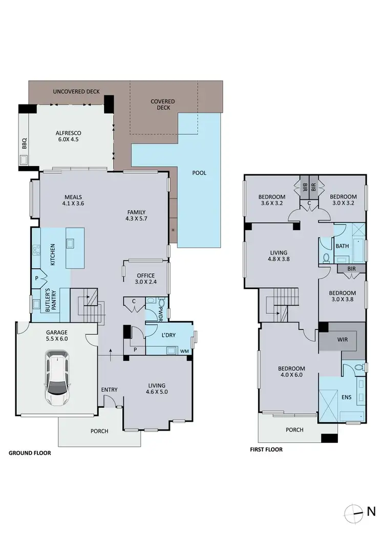 Floorplan of Homely house listing, 51 Grandvue Boulevard, Officer VIC 3809