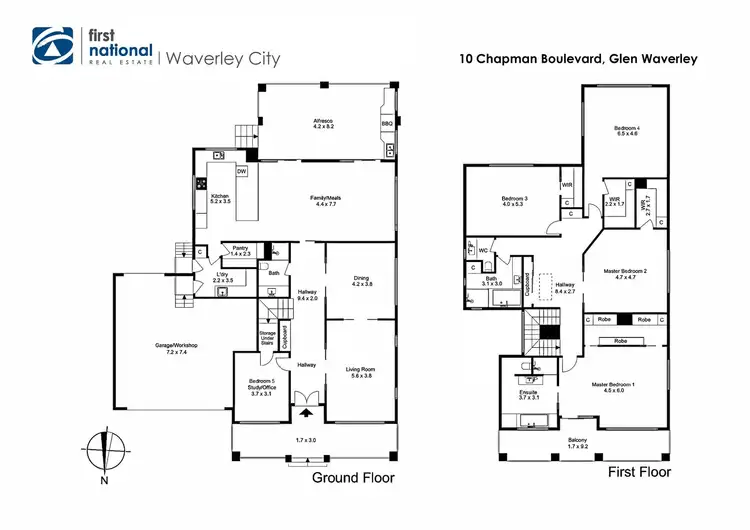 Floorplan of Homely house listing, 10 Chapman Boulevard, Glen Waverley VIC 3150
