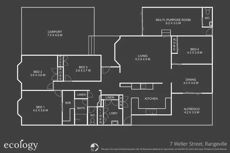 Floorplan of Homely house listing, 7 Weller Street, Rangeville QLD 4350