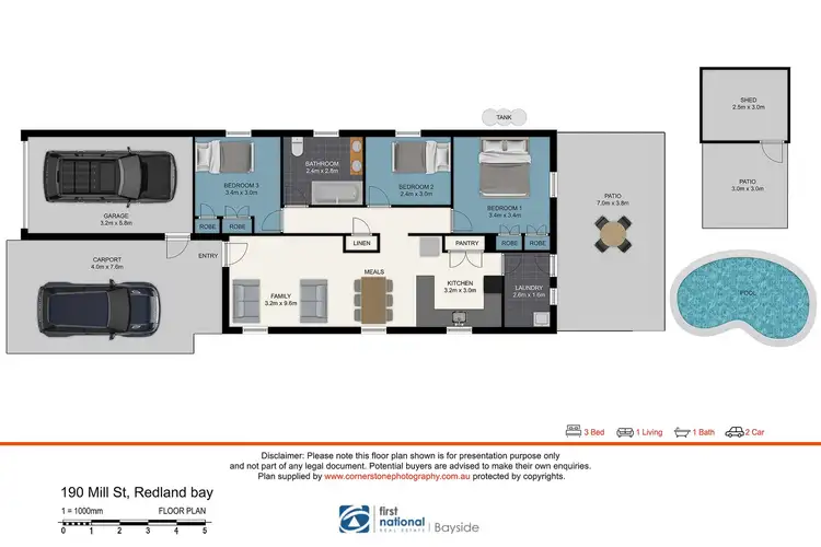 Floorplan of Homely house listing, 190 Mill Street, Redland Bay QLD 4165
