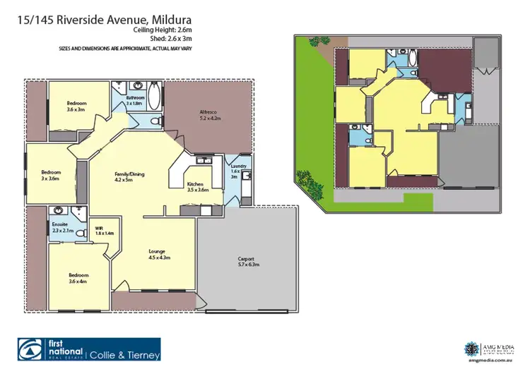 Floorplan of Homely house listing, 15/145 Riverside Avenue, Mildura VIC 3500
