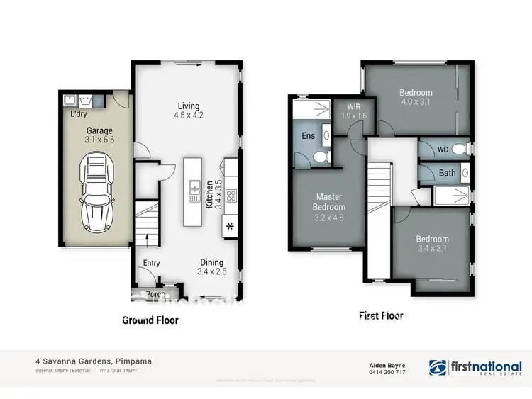 Floorplan of Homely house listing, 4 Savanna Gardens, Pimpama QLD 4209
