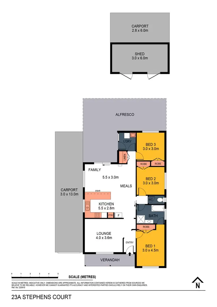 Floorplan of Homely house listing, 23A Stephens Court, Strathdale VIC 3550