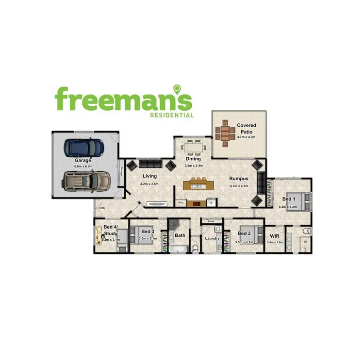 Floorplan of Homely house listing, 5 Fantan Close, Redlynch QLD 4870