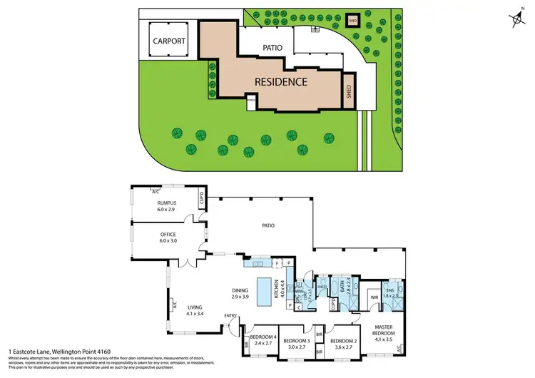 Floorplan of Homely house listing, 1 Eastcote Lane, Wellington Point QLD 4160