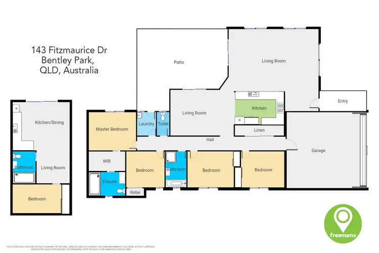 Floorplan of Homely house listing, 143 Fitzmaurice Drive, Bentley Park QLD 4869