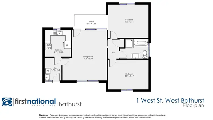 Floorplan of Homely house listing, 1 West Street, West Bathurst NSW 2795