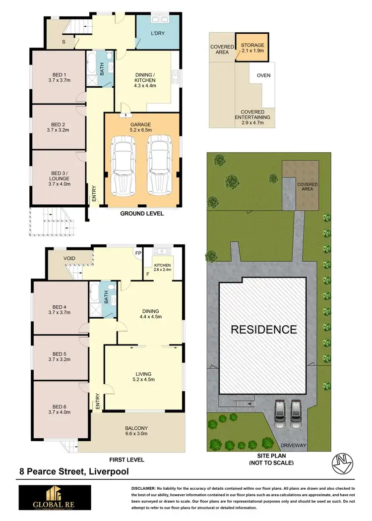 Floorplan of Homely house listing, 8 Pearce Street, Liverpool NSW 2170