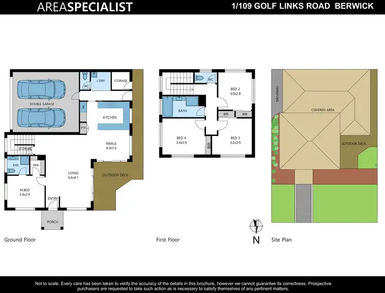 Floorplan of Homely townhouse listing, 1/109 Golf Links Road, Berwick VIC 3806