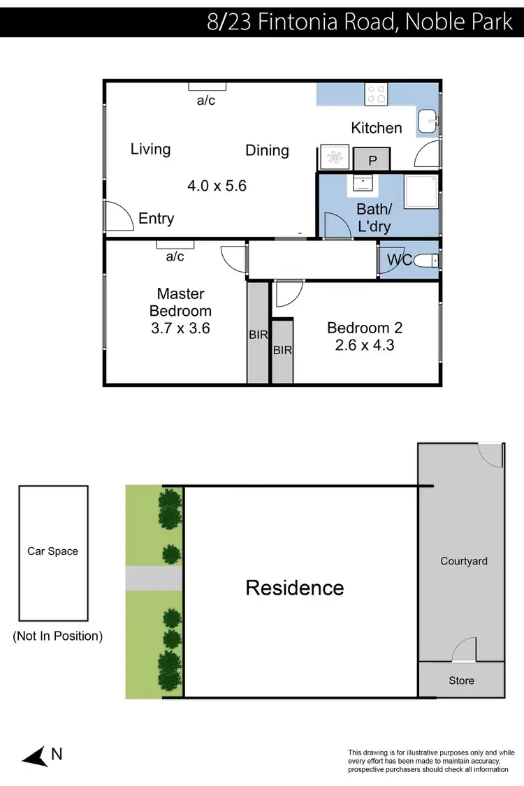 Floorplan of Homely unit listing, 8/23 Fintonia Road, Noble Park VIC 3174