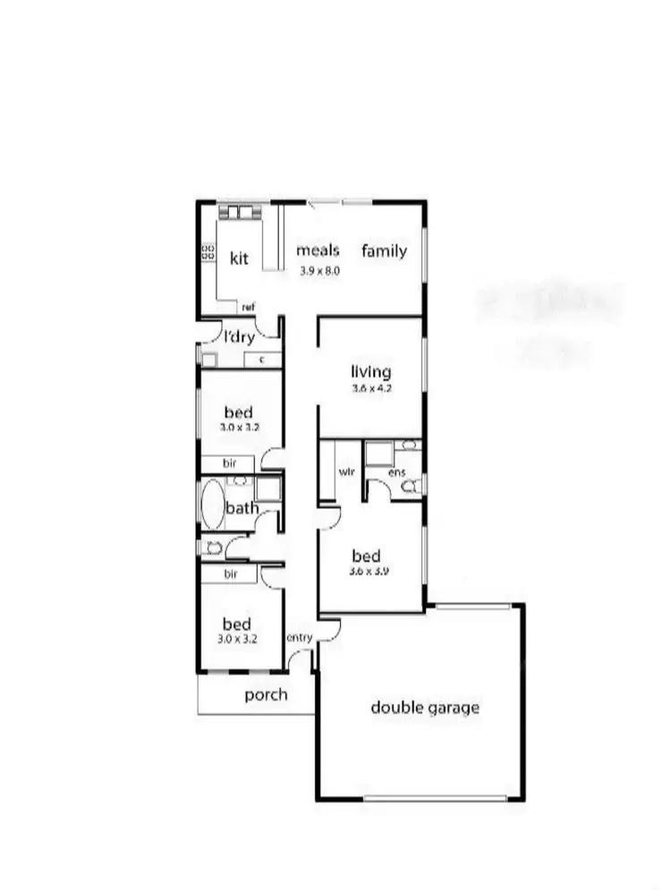 Floorplan of Homely house listing, 10 Zenith Street, Pakenham VIC 3810