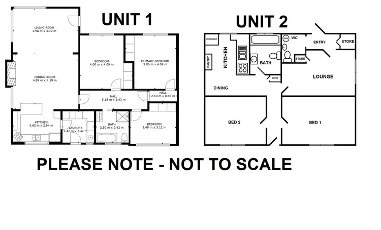 Floorplan of Homely block of units listing, 7 Brown Street, Berridale NSW 2628