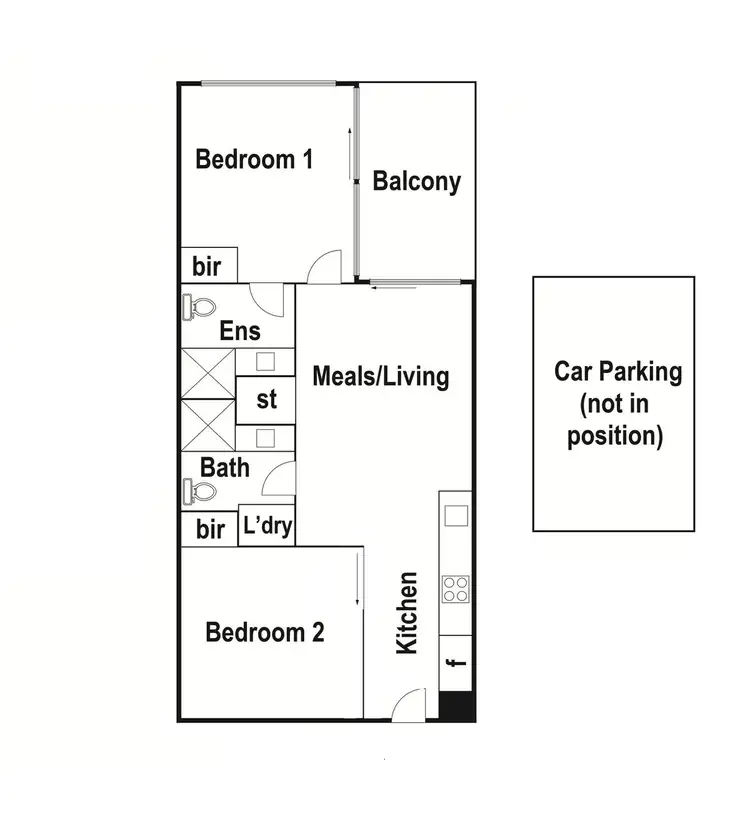 Floorplan of Homely apartment listing, 112/110 Keilor Road, Essendon North VIC 3041