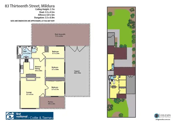 Floorplan of Homely house listing, 83 Thirteenth Street, Mildura VIC 3500