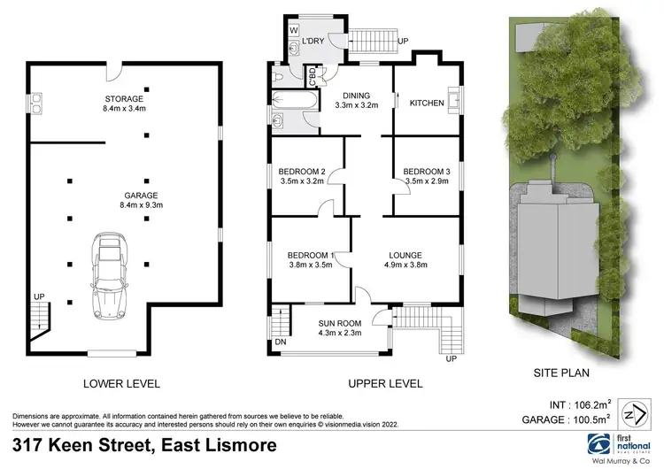Floorplan of Homely house listing, 317 Keen Street, Lismore NSW 2480