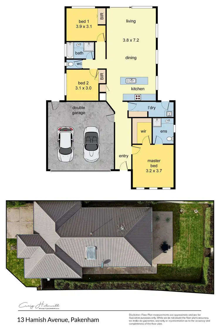 Floorplan of Homely house listing, 13 Hamish Avenue, Pakenham VIC 3810